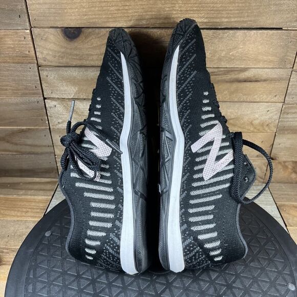 New Balance Womens Sz 7B Minimus Black Running Shoes Lace Up Vibram WX20BP7 - Picture 8 of 10